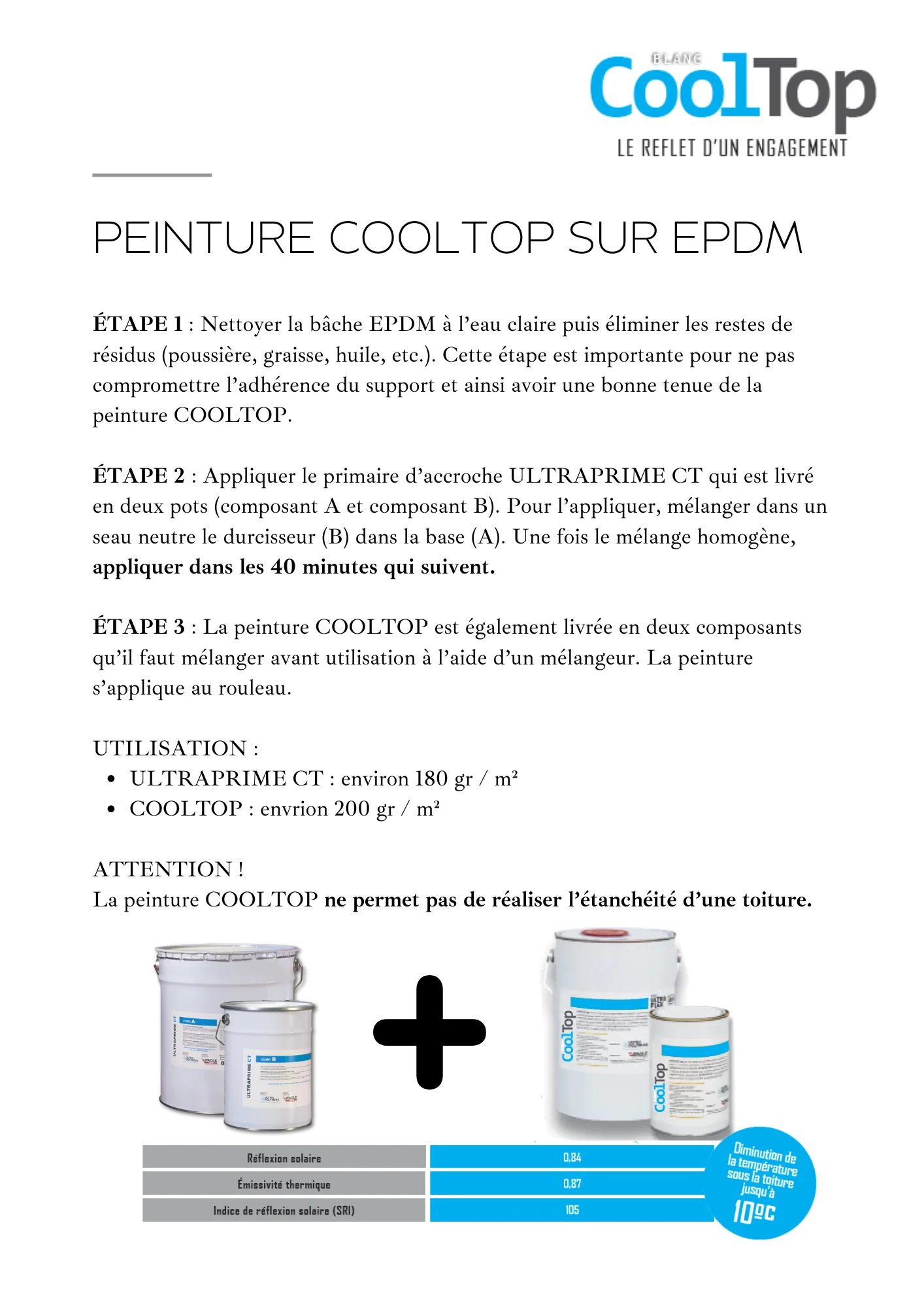 ULTRAPRIME CT :  SOUS COUCHE PEINTURE