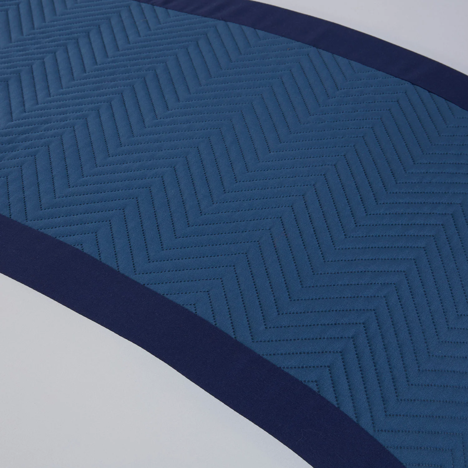 Eton Blue Pinsonic Velvet Super Soft Duvet Set