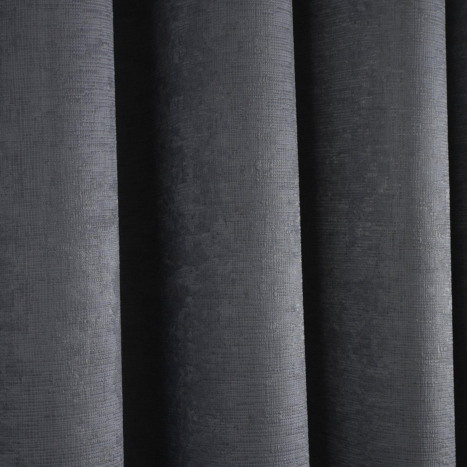 Strata Charcoal Grey Dim Out Eyelet Curtains