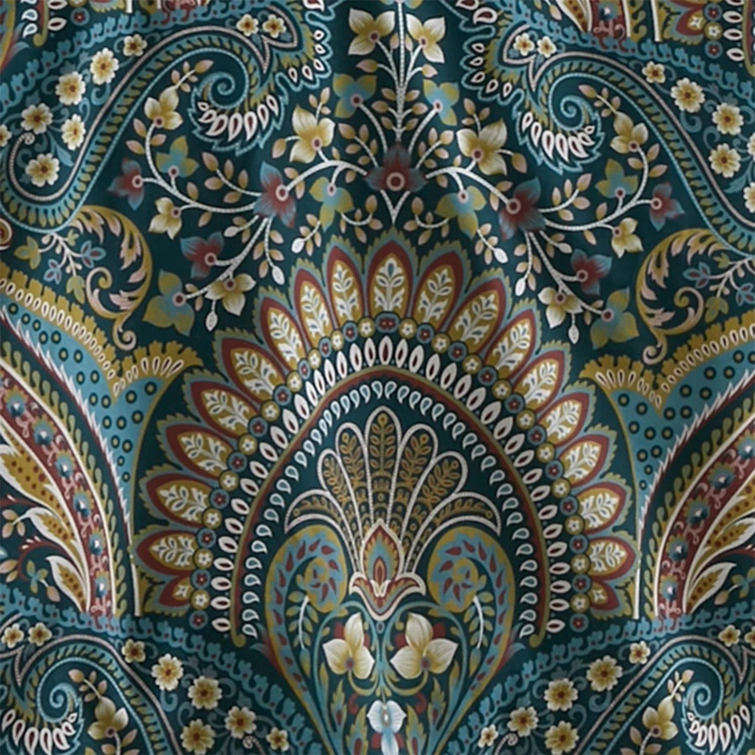 Palais Teal Reversible Duvet Set