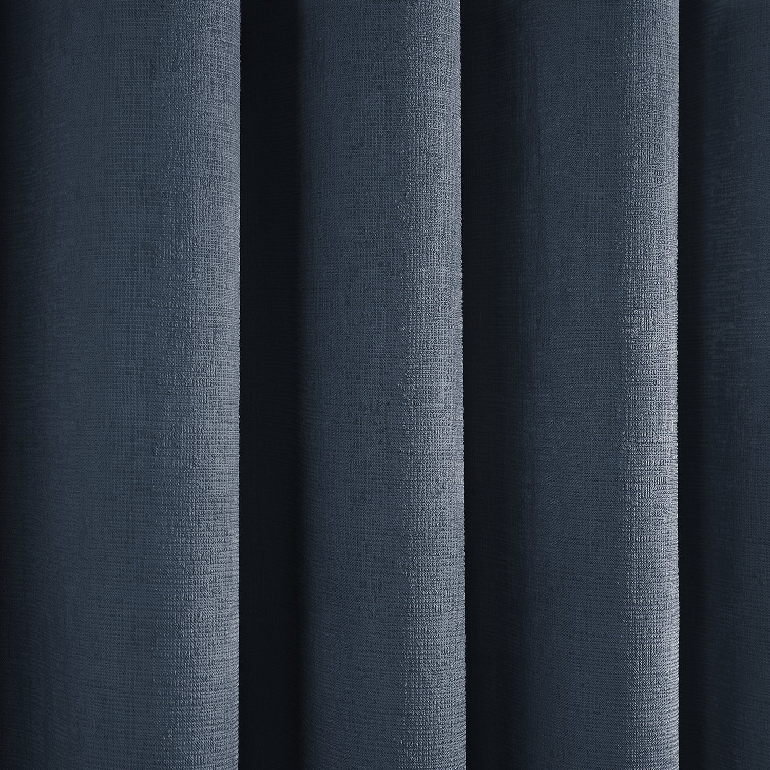 Strata Navy Dim Out Eyelet Curtains