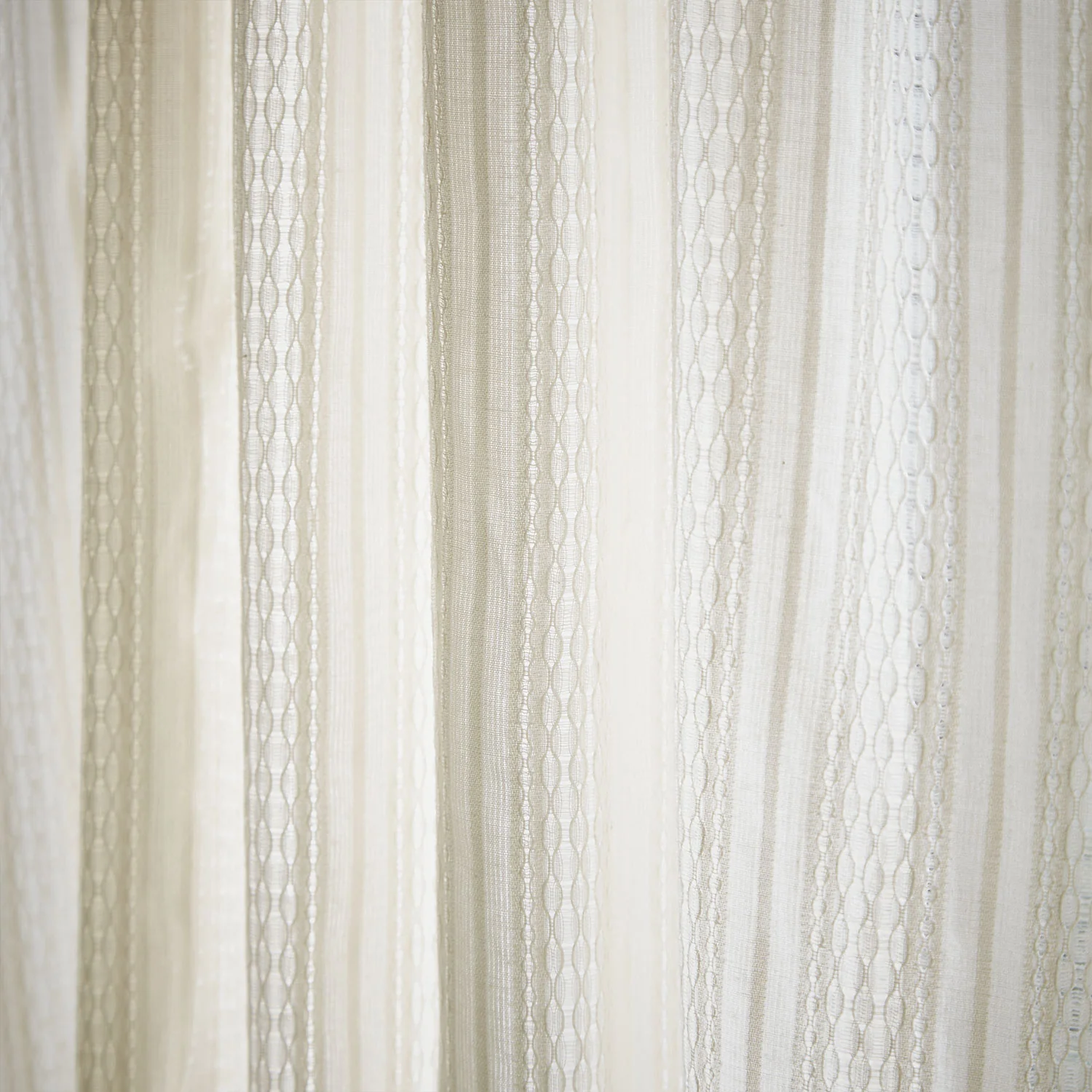Pineapple Elephant Zofia Natural Broderie Anglaise Slot Top Voile Panel