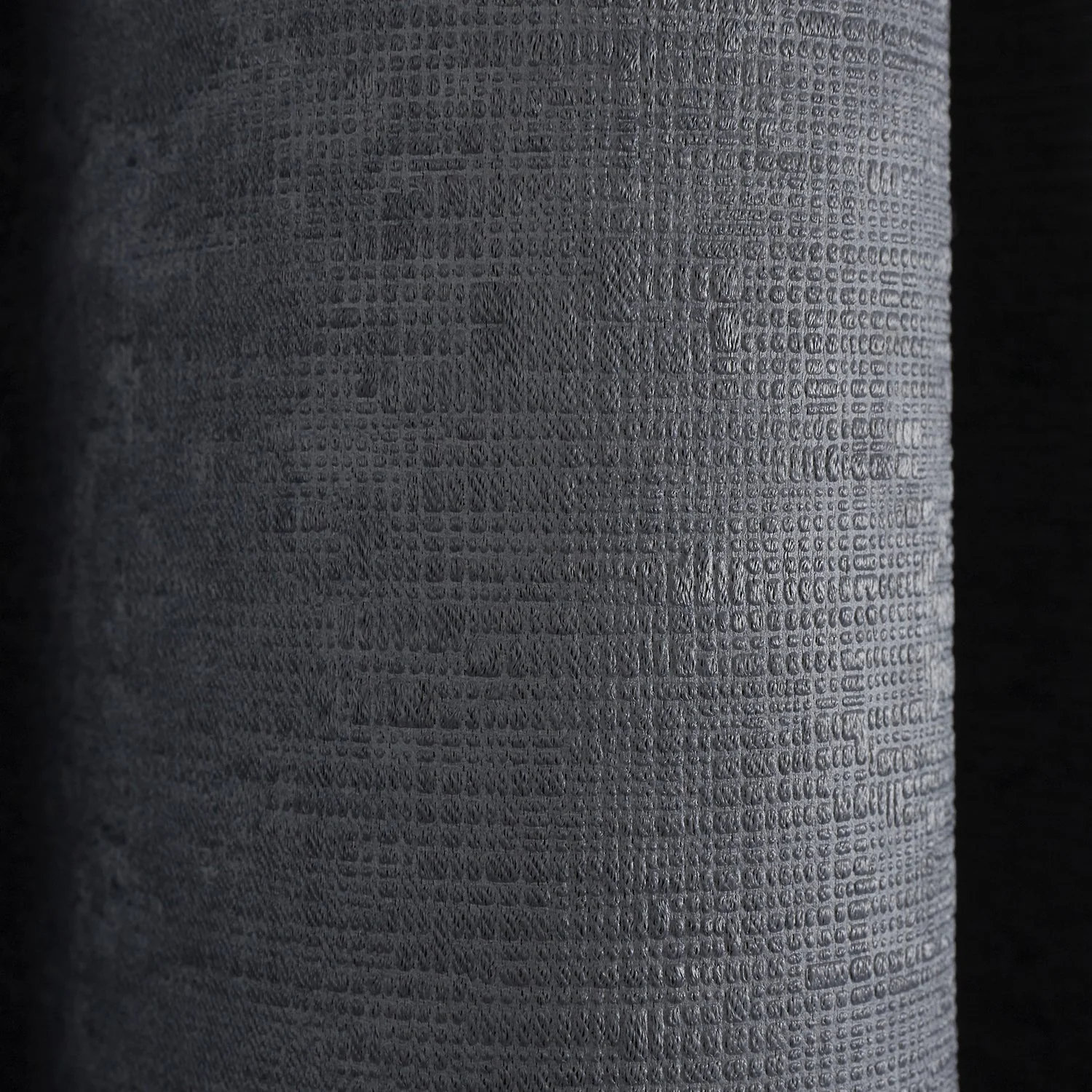 Strata Charcoal Grey Dim Out Eyelet Curtains