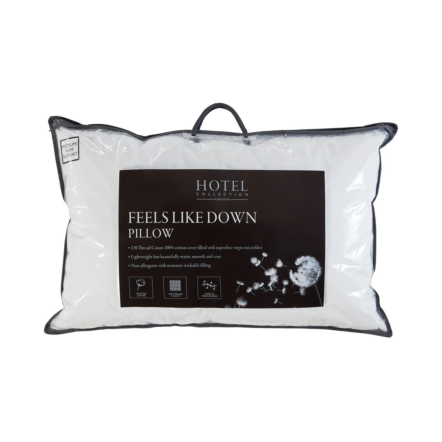 Feels Like Down Hotel Pillow - Medium/Firm Filling