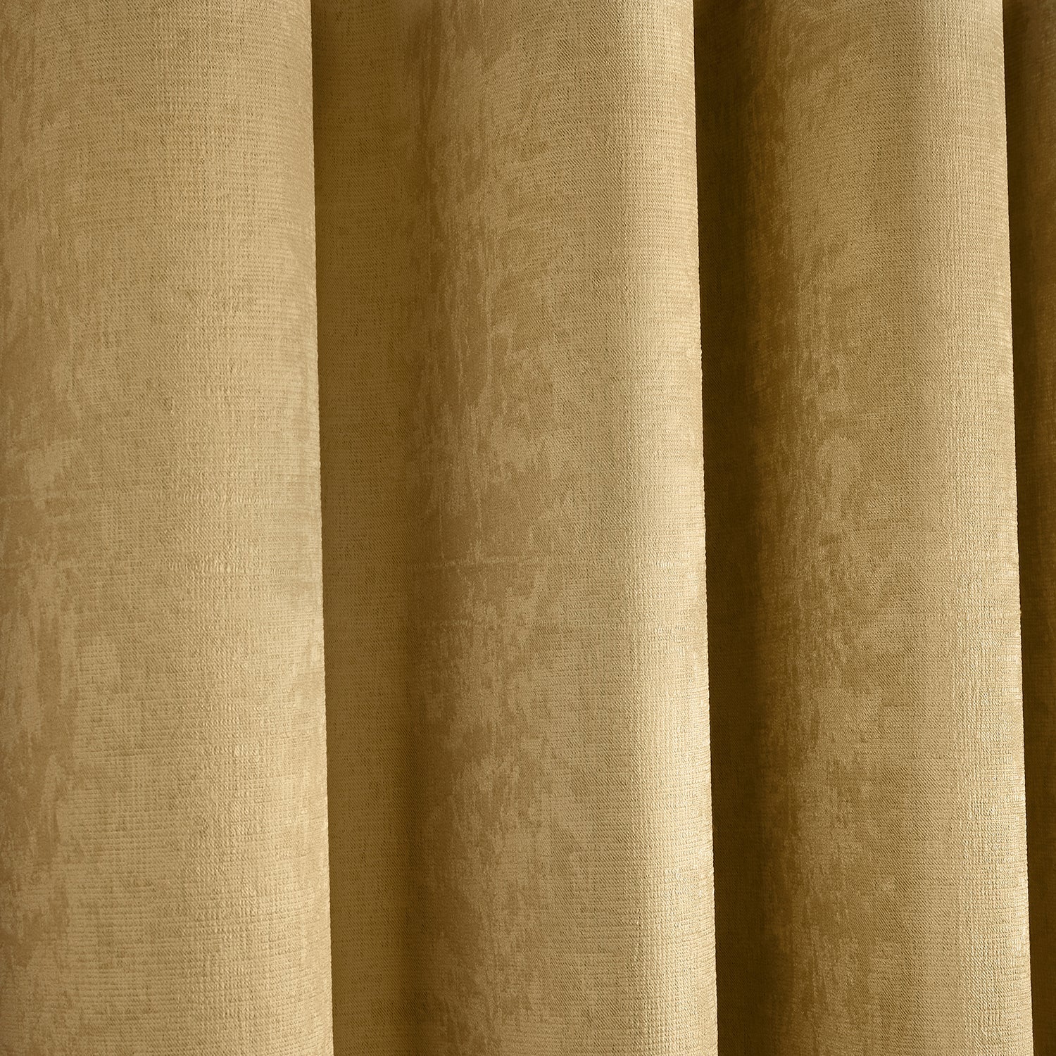 Strata Ochre Yellow Dim Out Eyelet Curtains