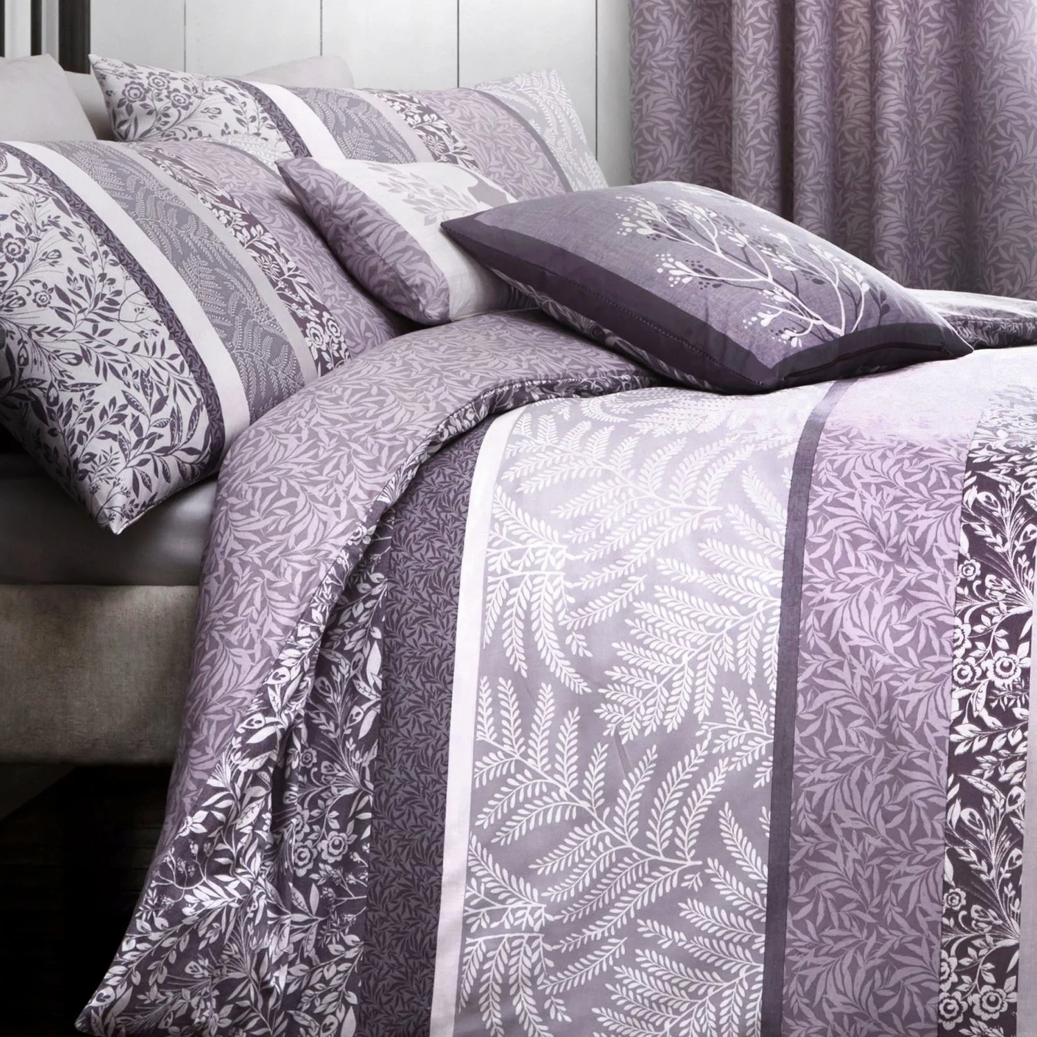 Hanworth Heather Reversible Duvet Set