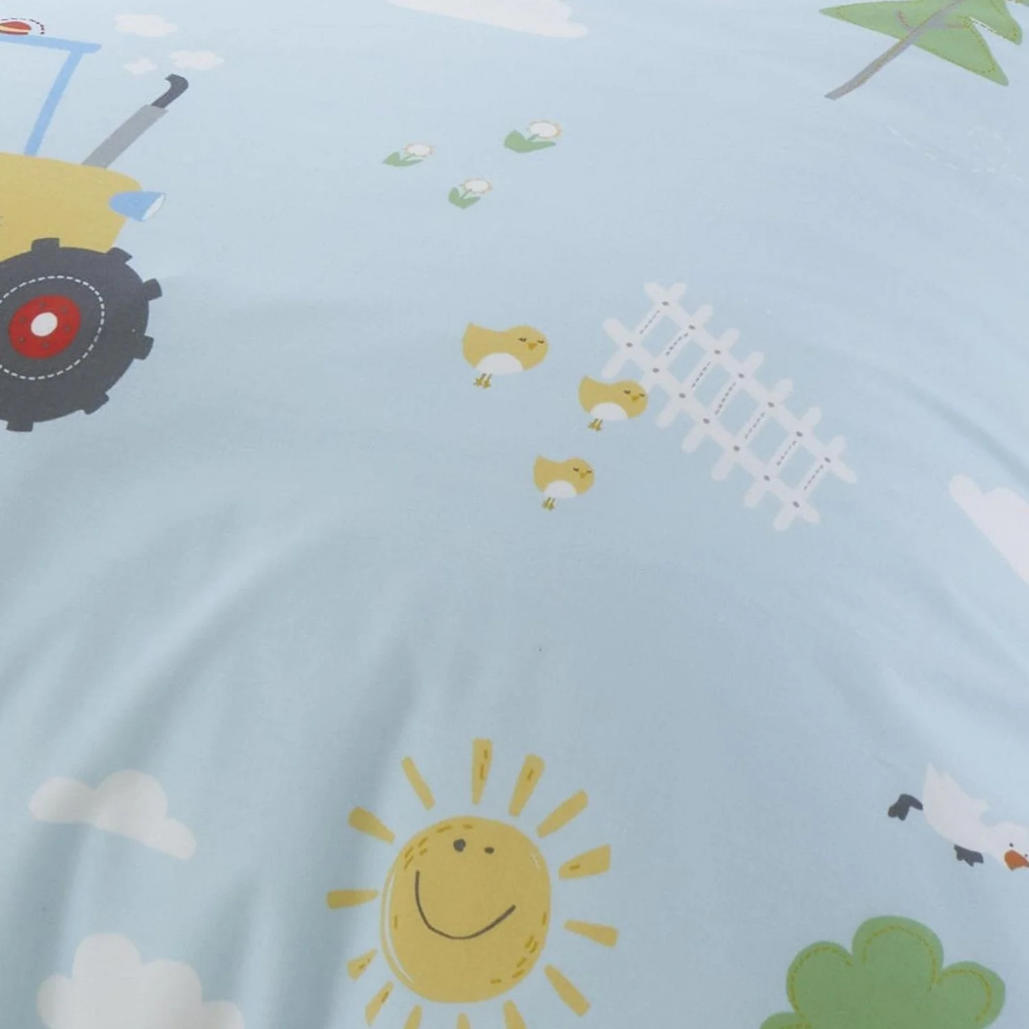 Farmyard Friends Blue Reversible Kids Duvet Set