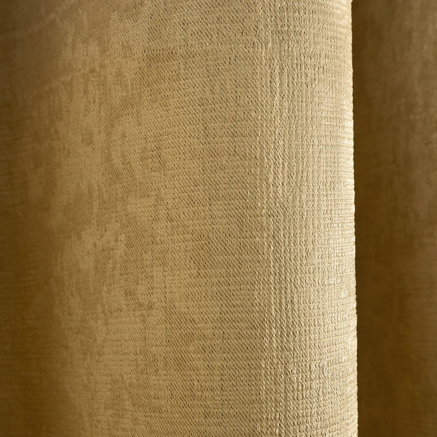 Strata Ochre Yellow Dim Out Eyelet Curtains