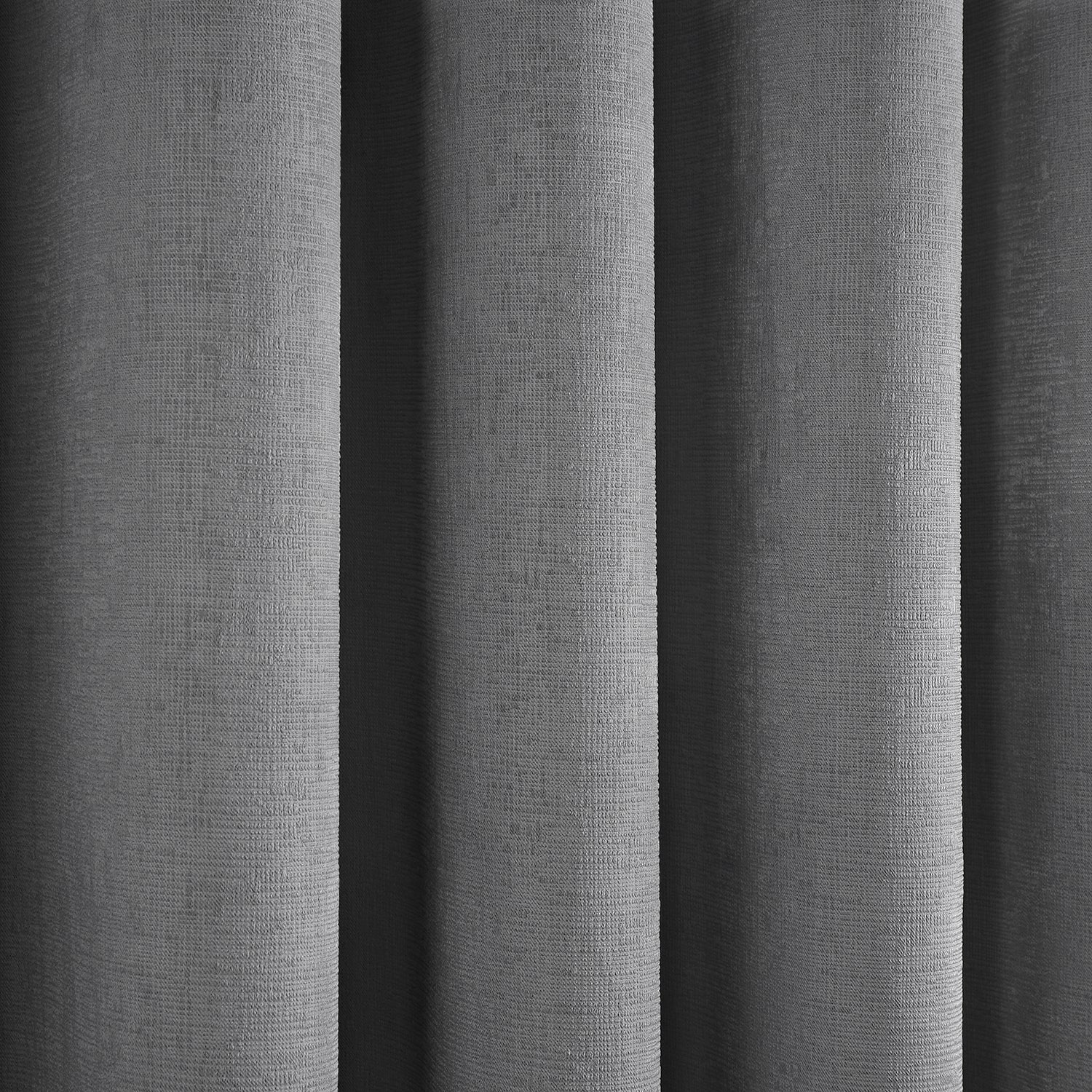 Strata Silver Grey Dim Out Eyelet Curtains