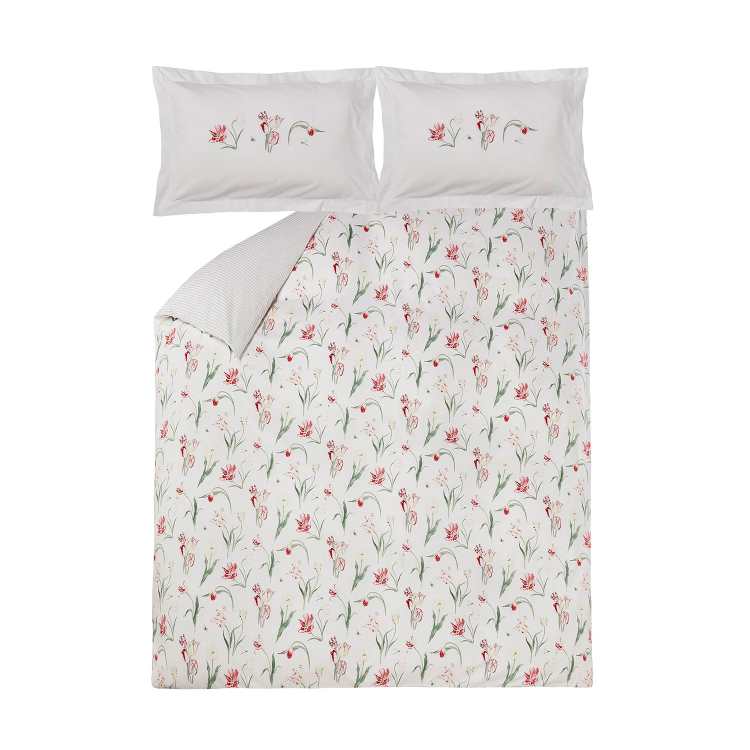 Sophie Allport Tulip White Cotton Duvet Set