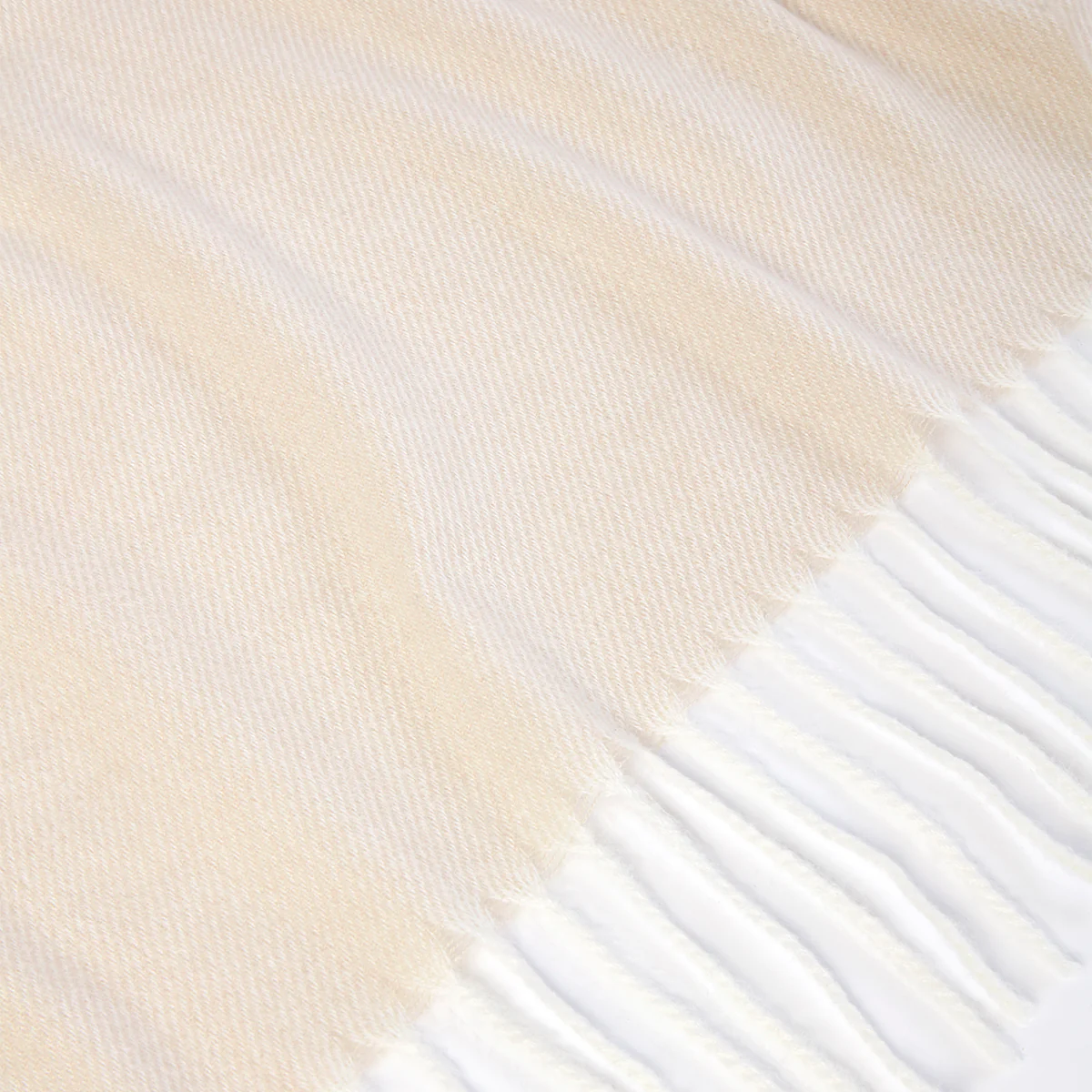 Amara Natural Herringbone Throw (130cm x 180cm)