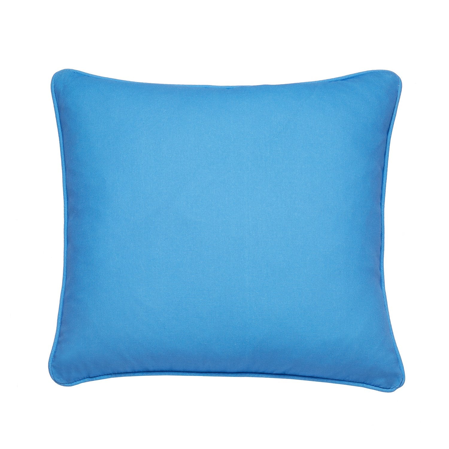 Blue Plain Dye Outdoor Cushion (43cm x 43cm)
