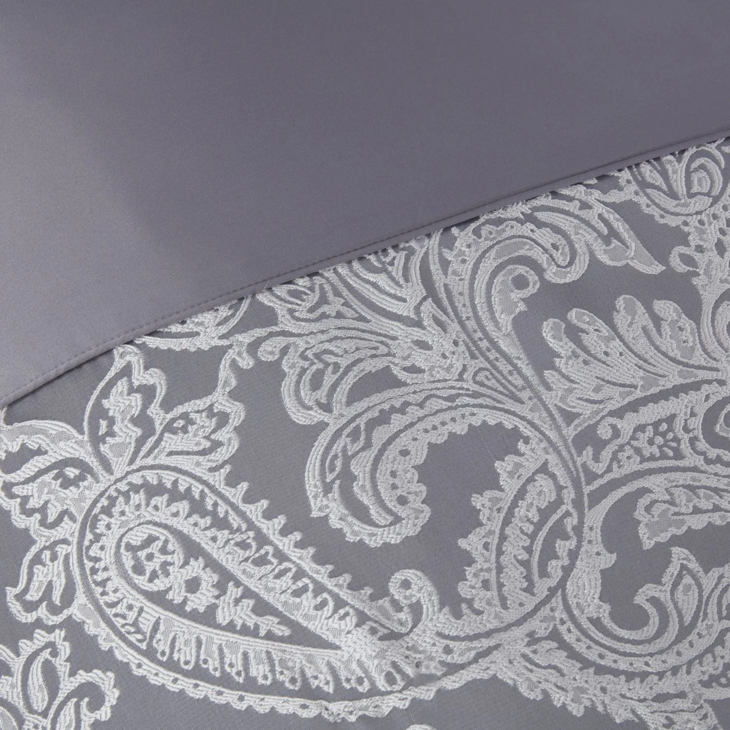 Duchess Silver Embellished Jacquard Duvet Set