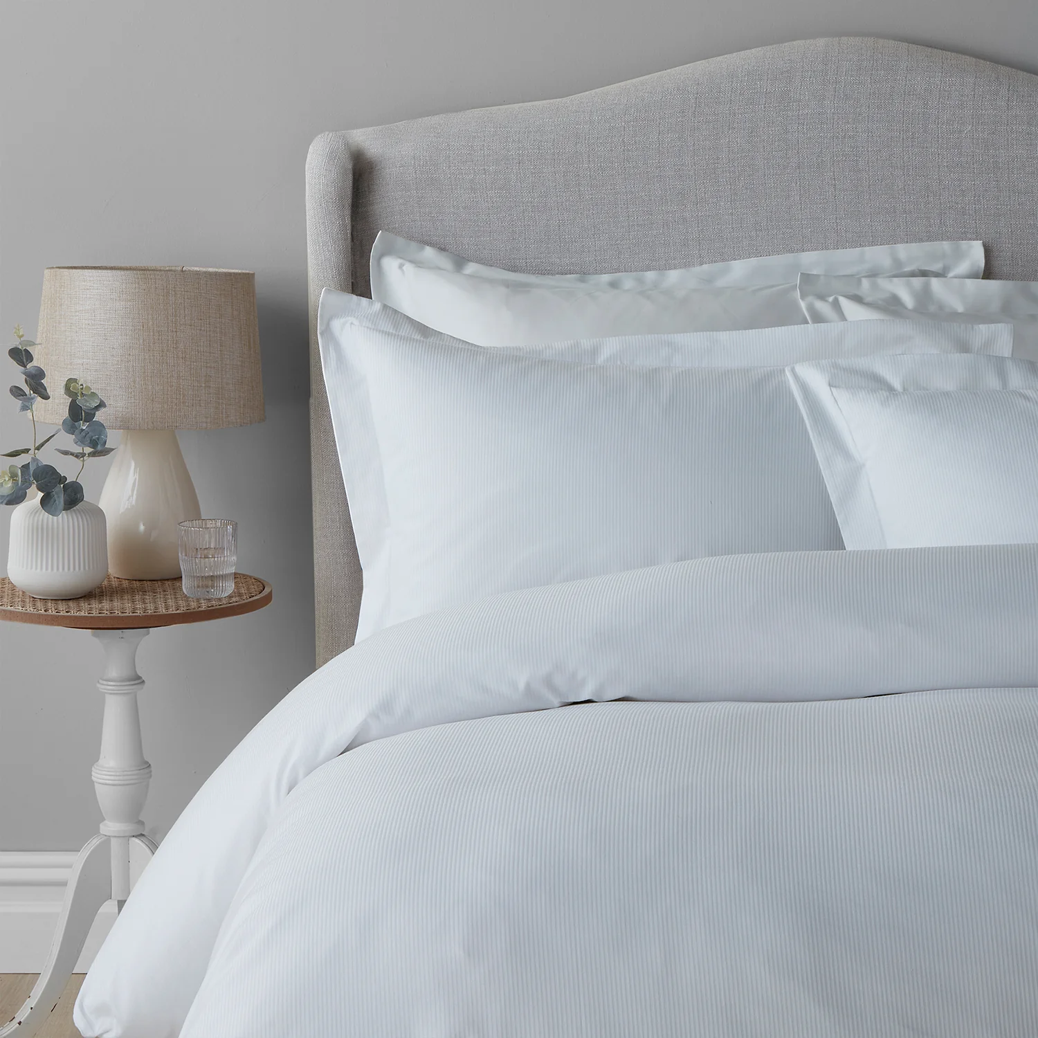 Luxe & Wilde Beaumont Hotel White 100% Cotton Duvet Set