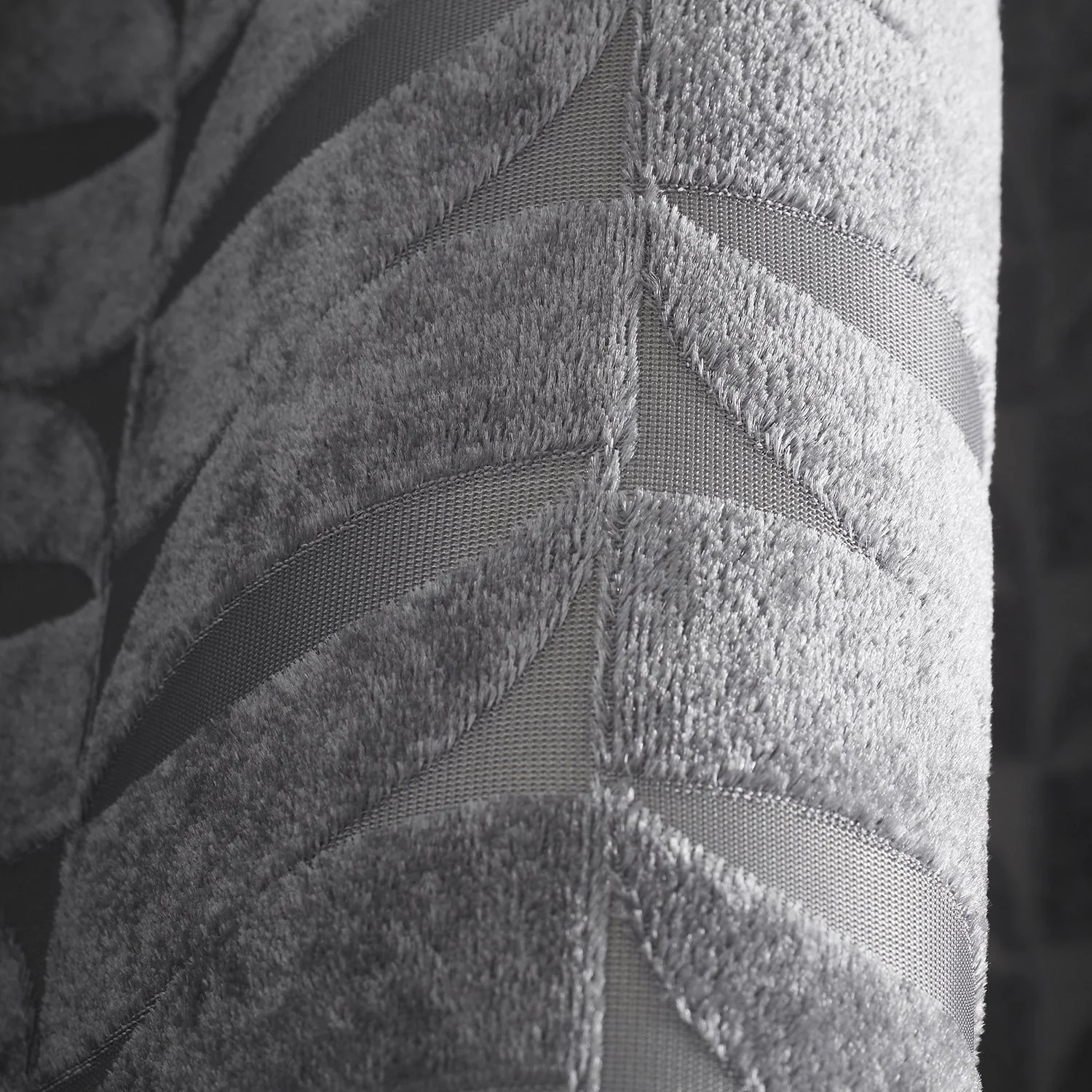 Kendal Charcoal Grey Velvet Eyelet Curtains
