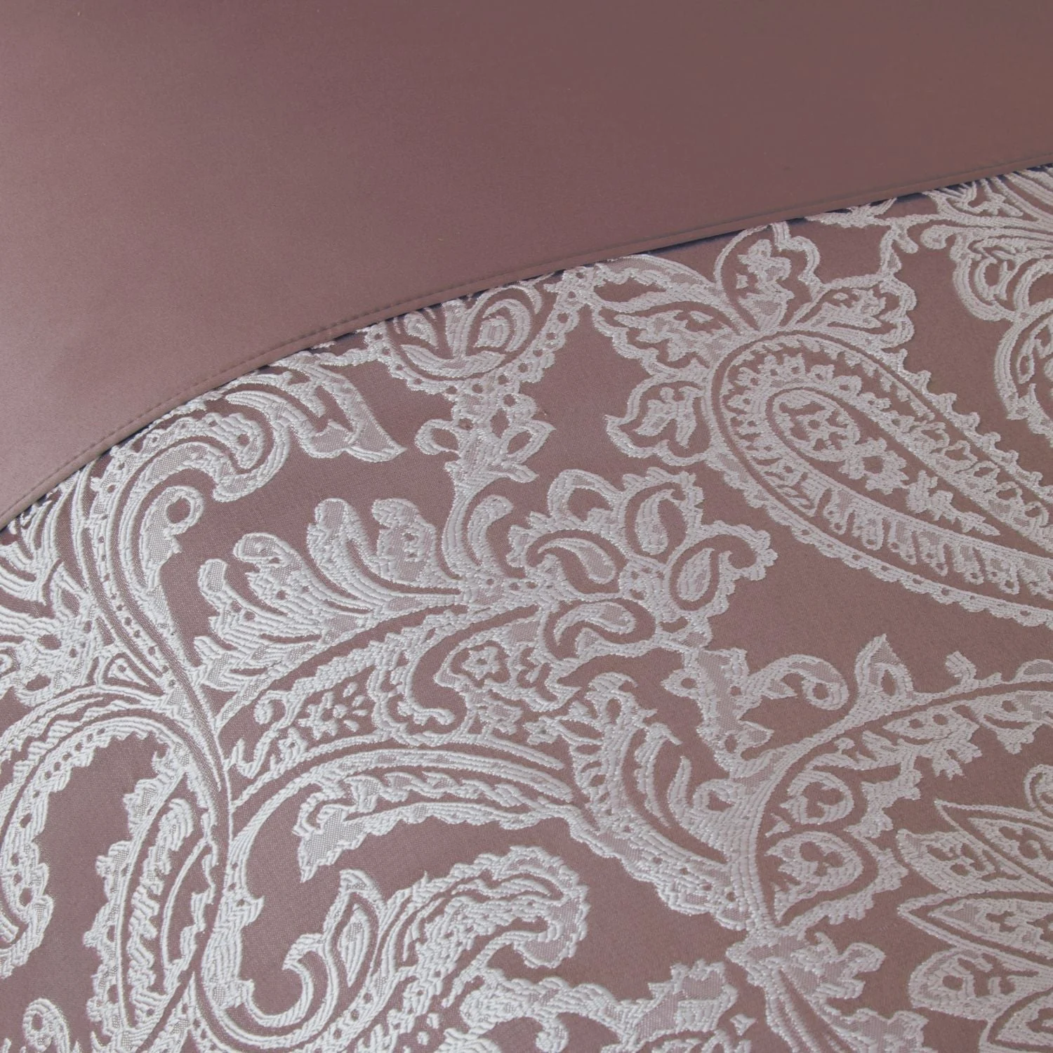 Duchess Blush Pink Embellished Jacquard Duvet Set