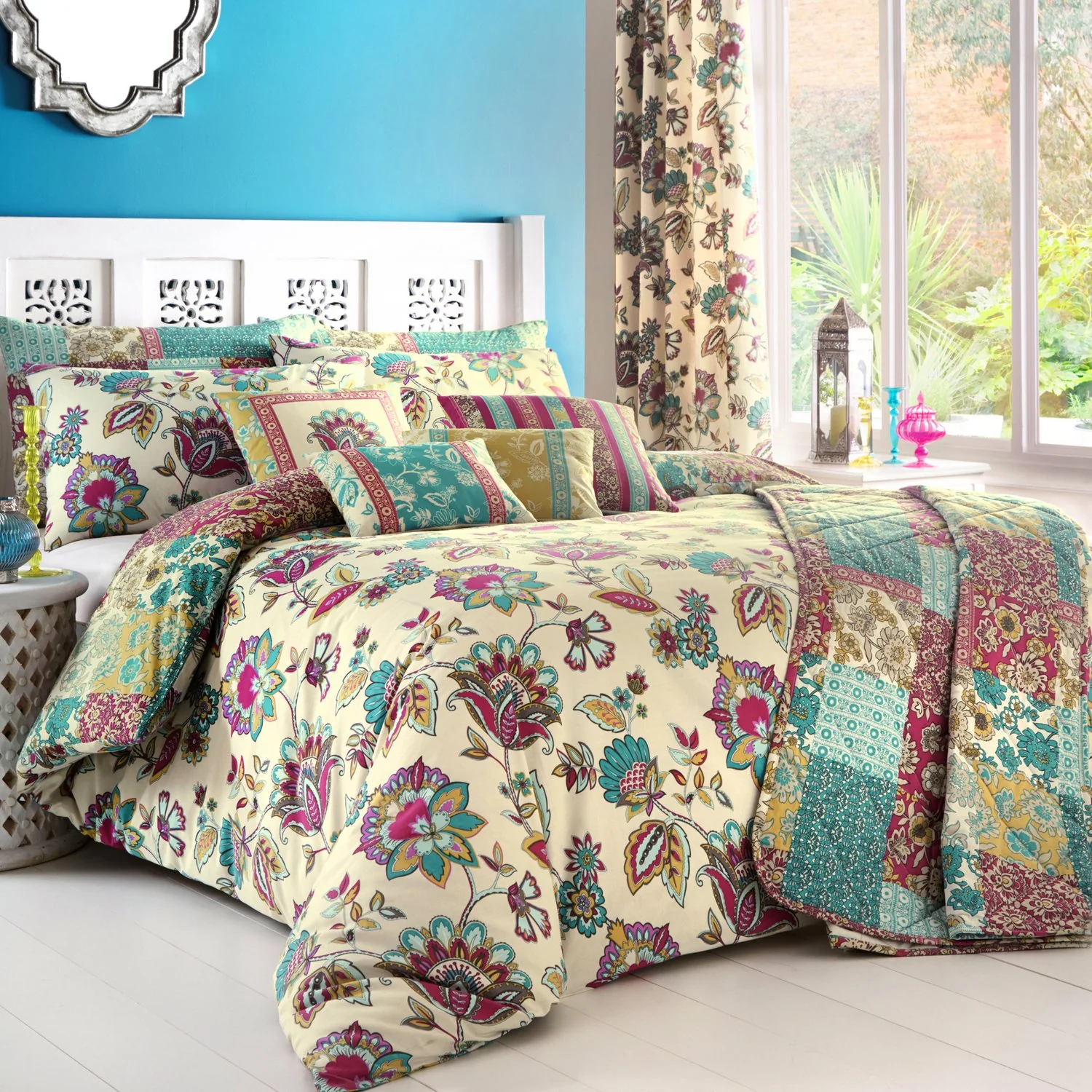 Marinelli Floral Reversible Duvet Set