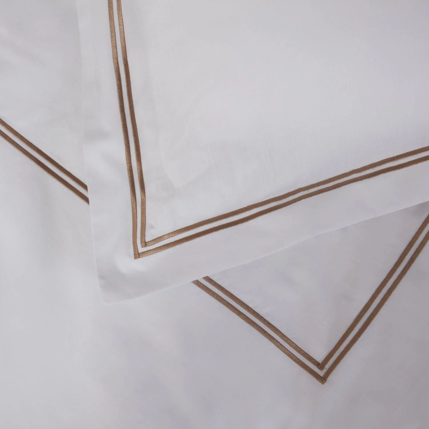 Mayfair Taupe Embroidered Duvet Set