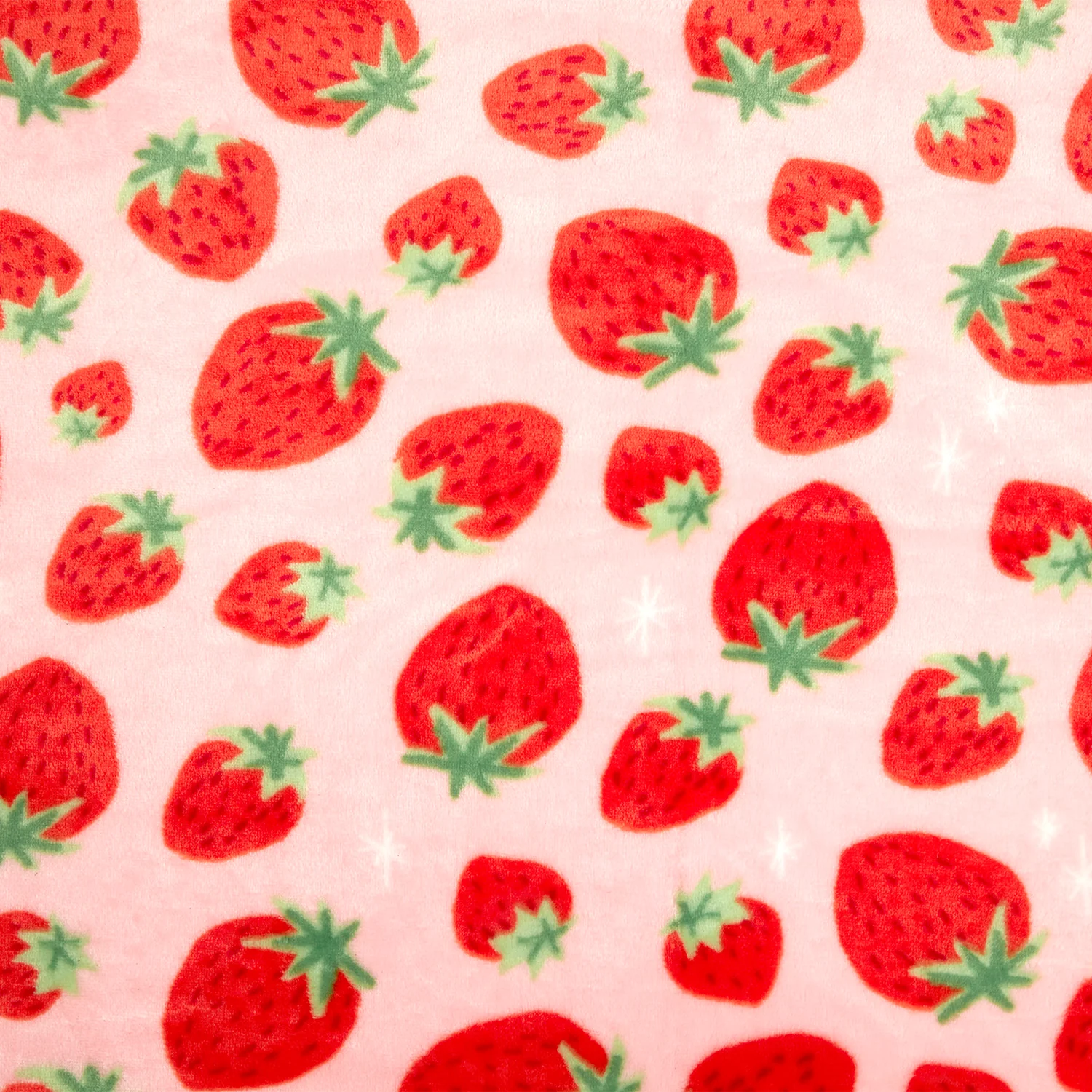 Strawberry Pink Fleece Throw (130cm x 150cm)