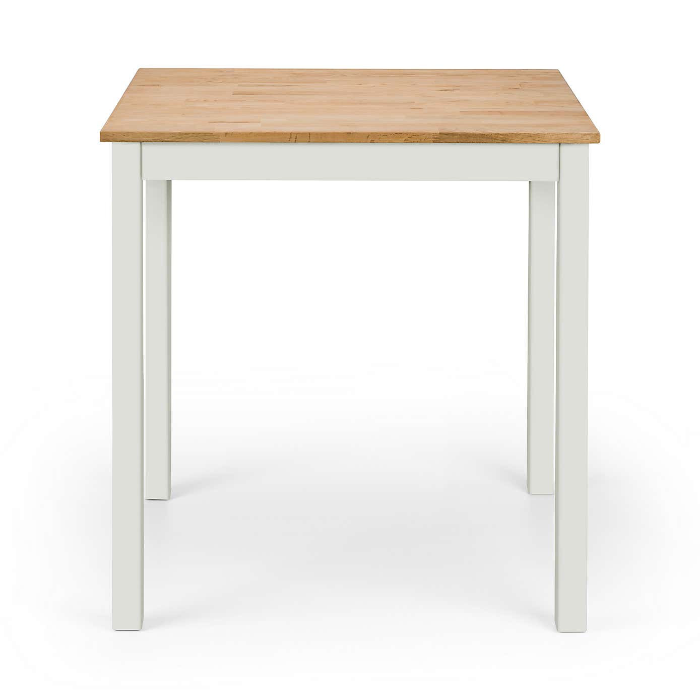 Coxmoor Square Dining Table Ivory with Oak