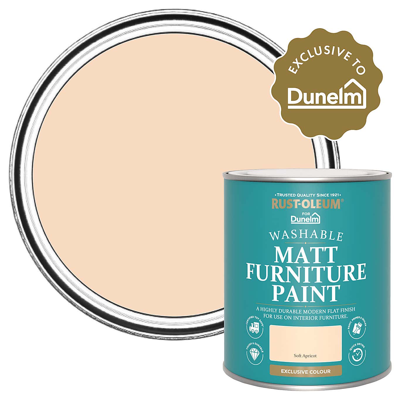 Rust-Oleum Soft Apricot Matt Furniture Paint