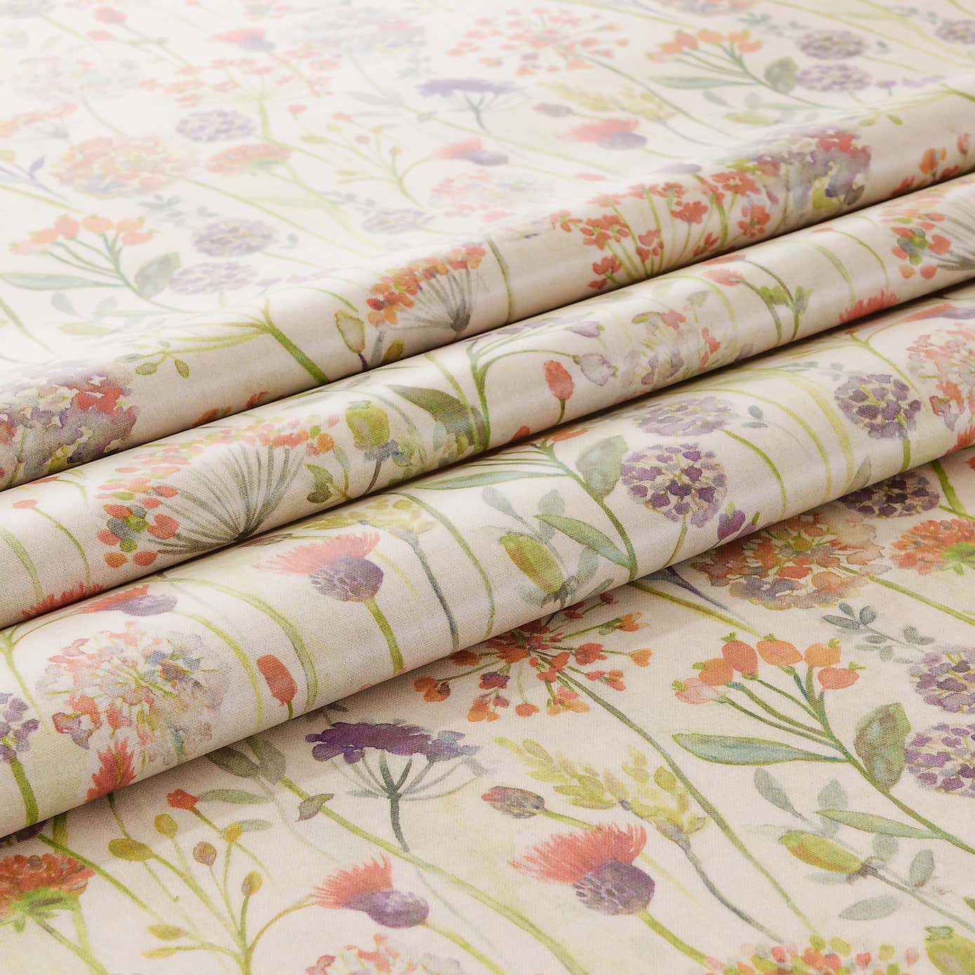By the Metre Watercolour Florals Oilcloth