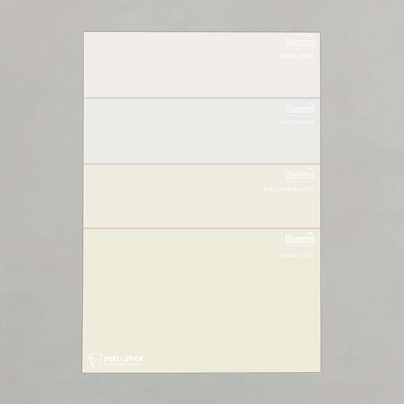 Matte White Paint Sample Bundle