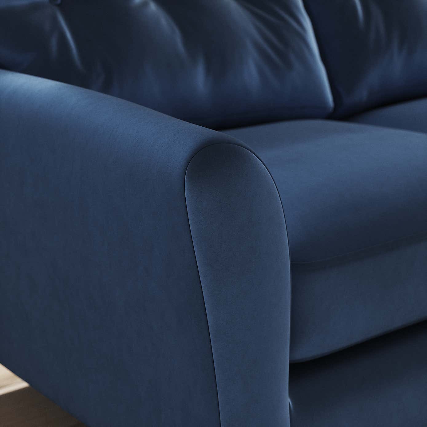 Sven Opulent Velvet Large Corner Chaise Sofa