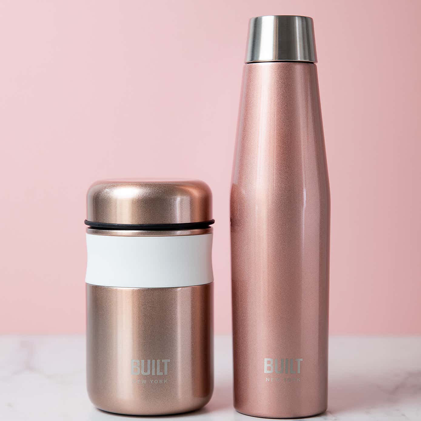 Built Insulated Water Bottle and Food Flask Set