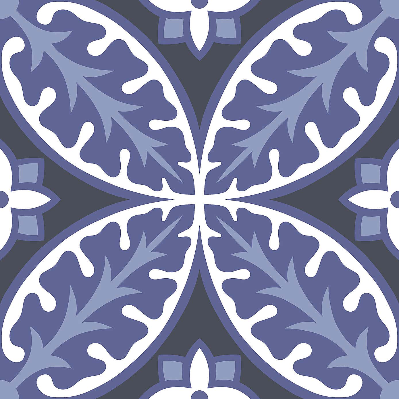 Capri Blue Self Adhesive Floor Tiles