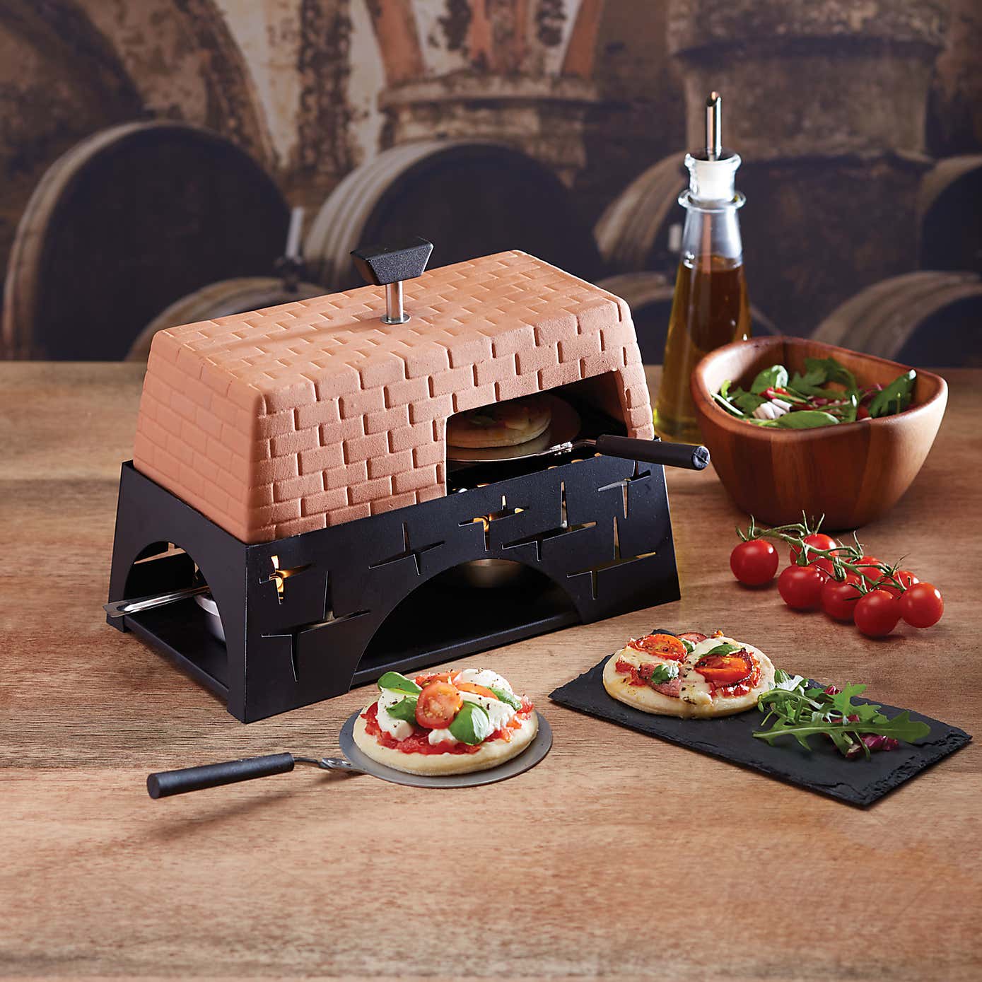 Artesà Terracotta Mini Tabletop Pizza Oven