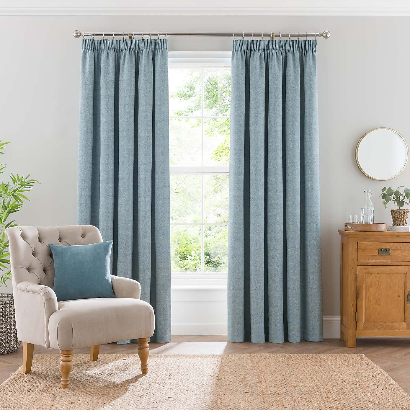 Elmore Blackout Pencil Pleat Curtains