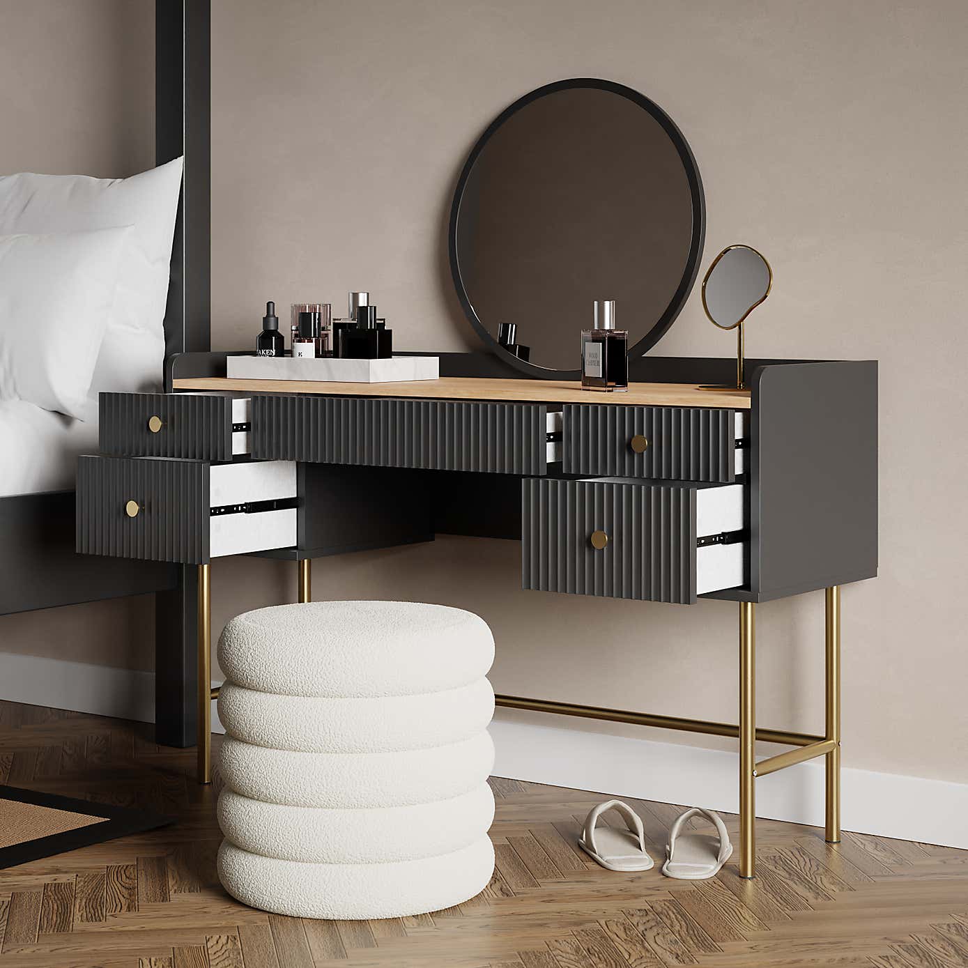 Georgi 5 Drawer Dressing Table