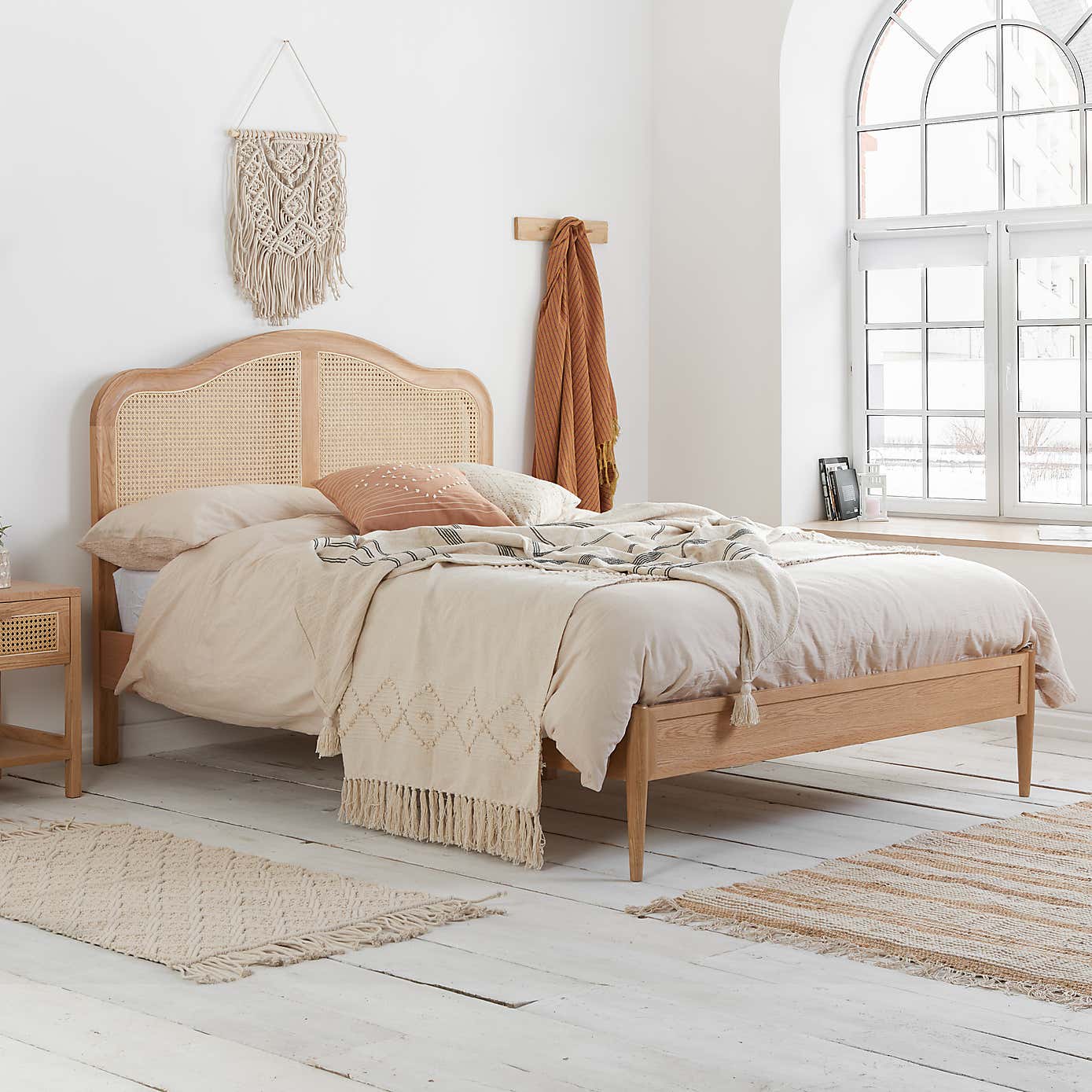 Leonie Rattan Bed