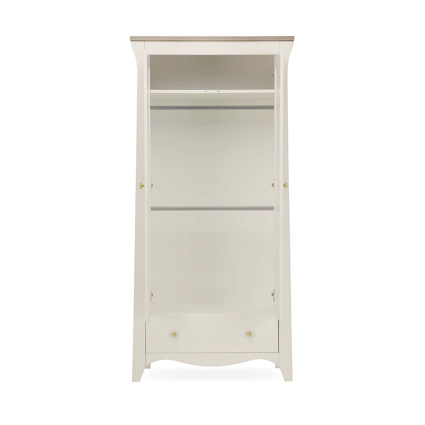 CuddleCo Clara 2 Door Wardrobe