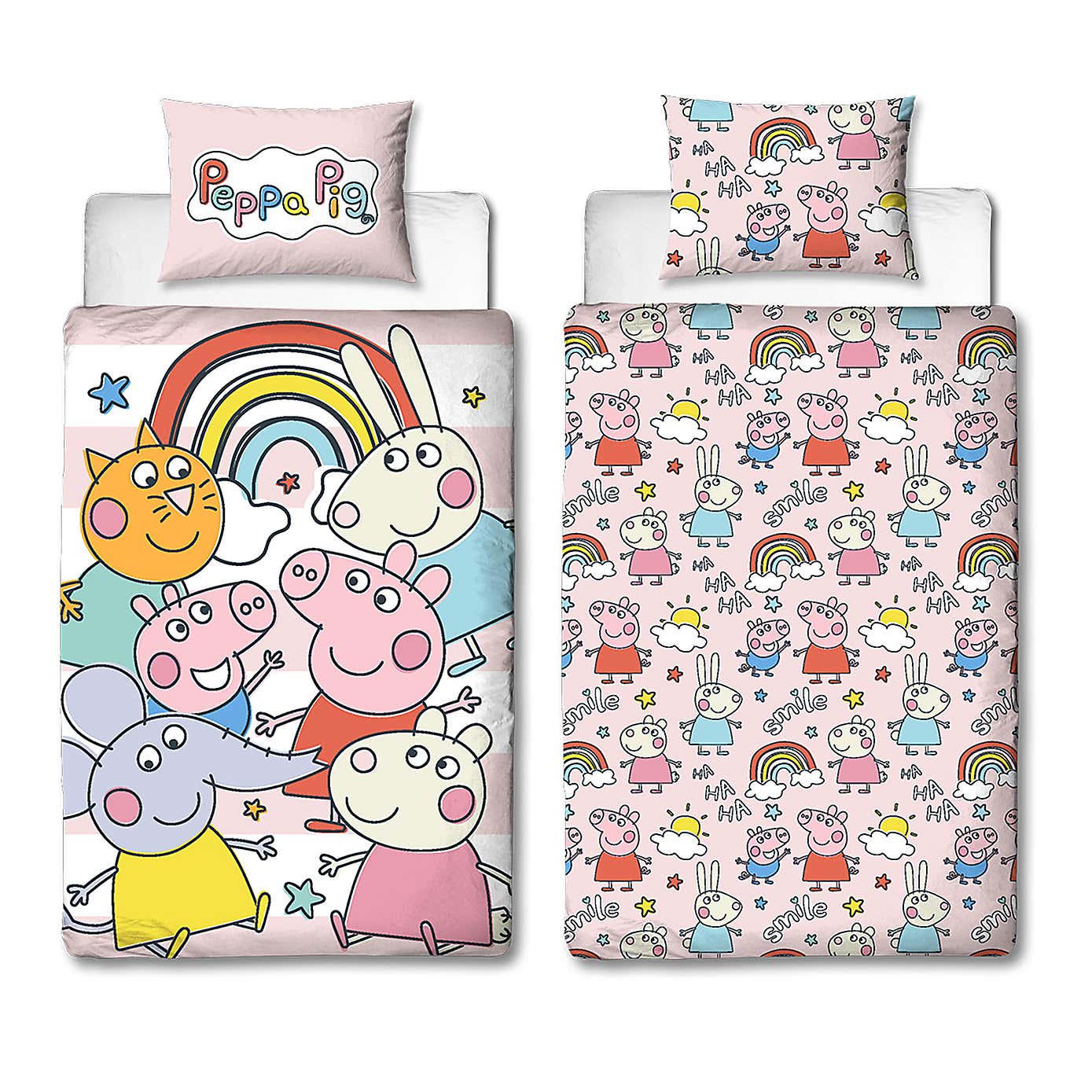 Peppa Pig Playful Duvet Cover and Pillowcase Set