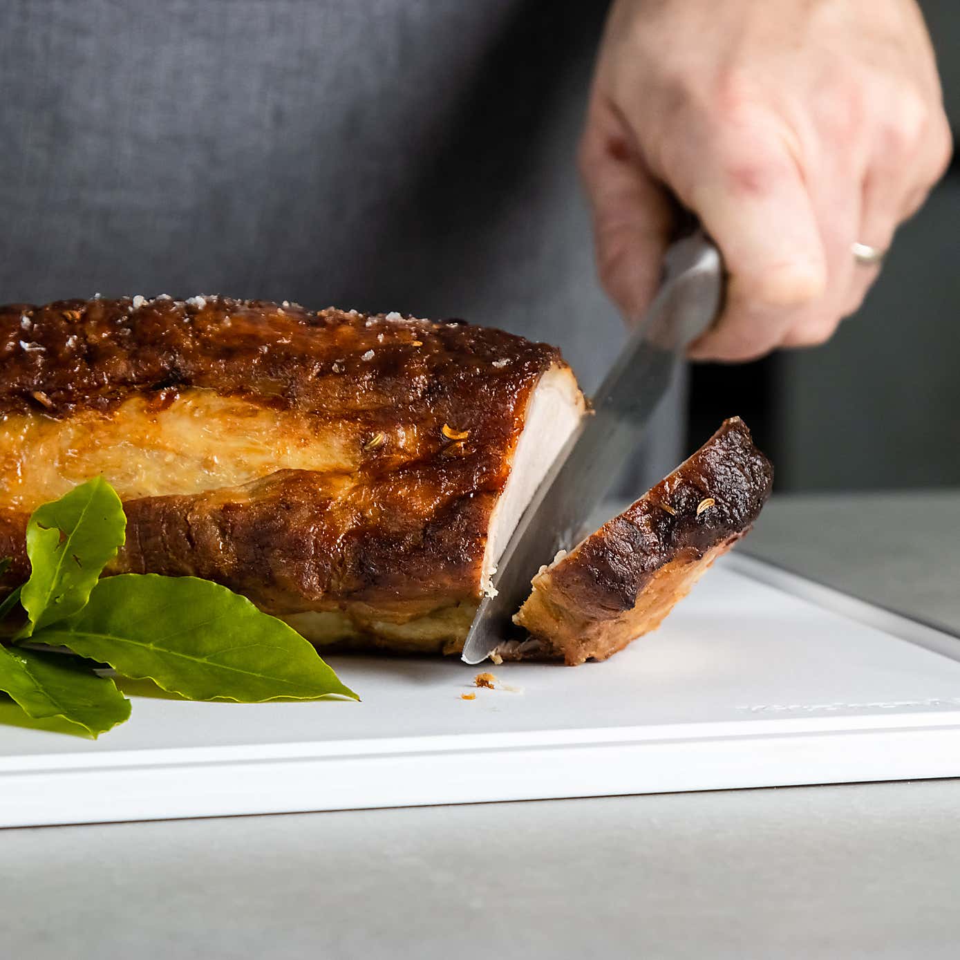 KitchenAid Classic Nonslip Chopping Board with Perimeter Trench