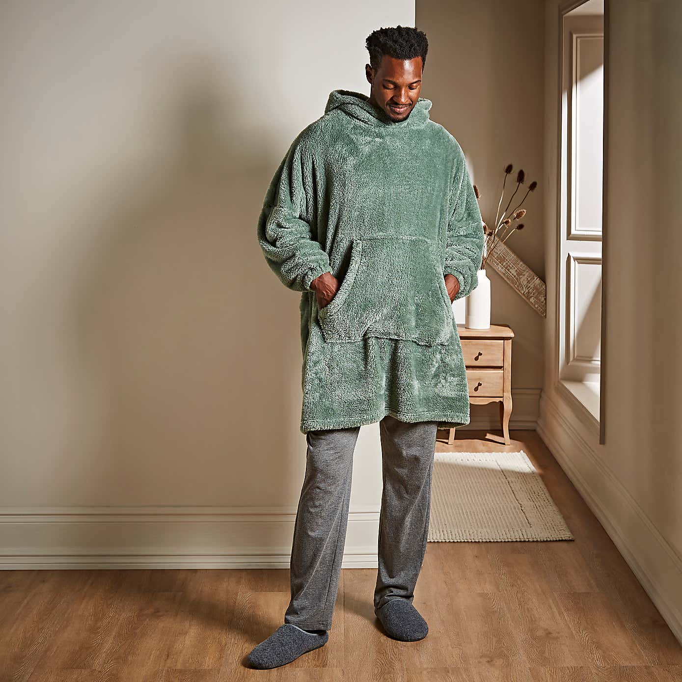 Teddy Oversized Blanket Hoodie