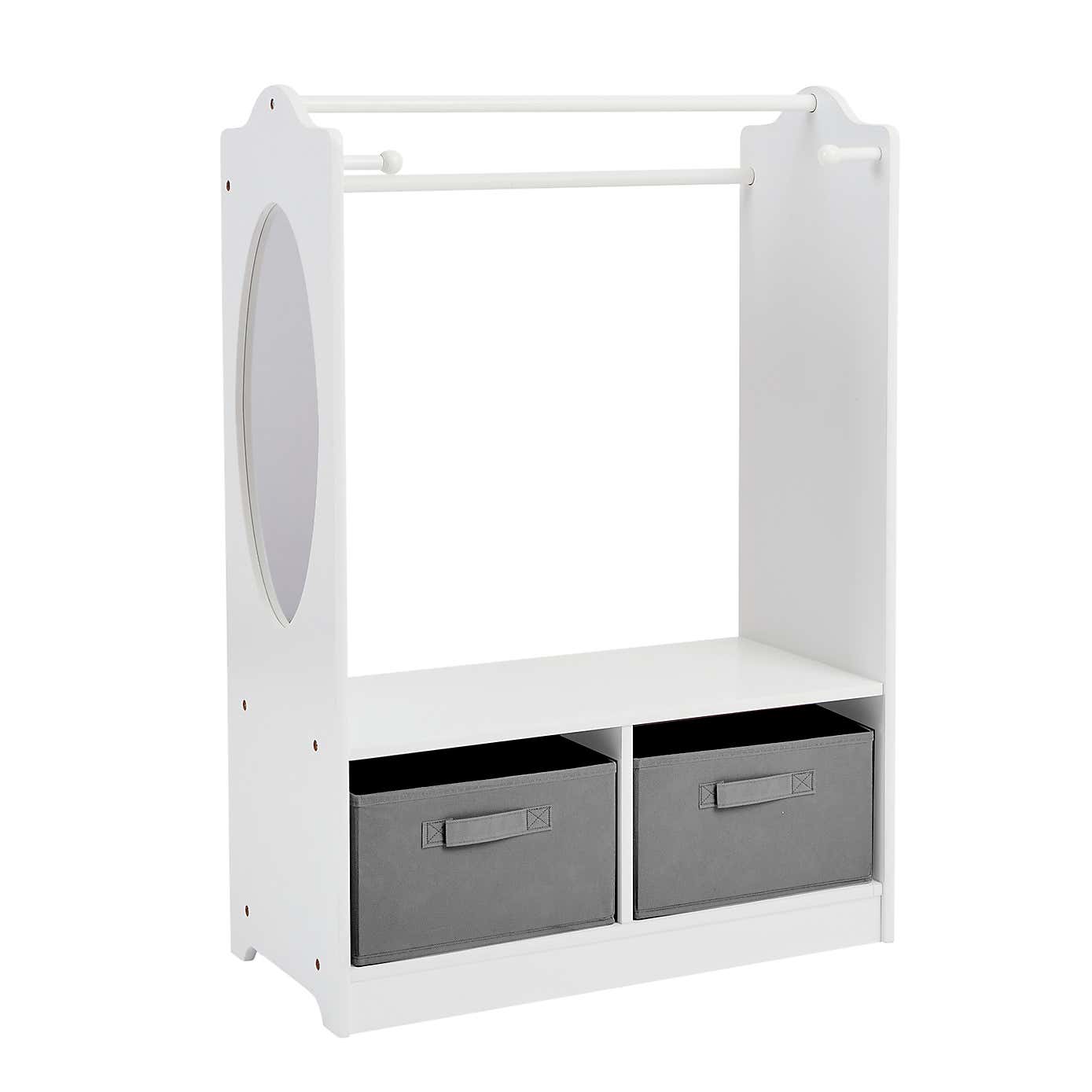 Liberty House Wooden Dress Up Unit With Storage Boxes