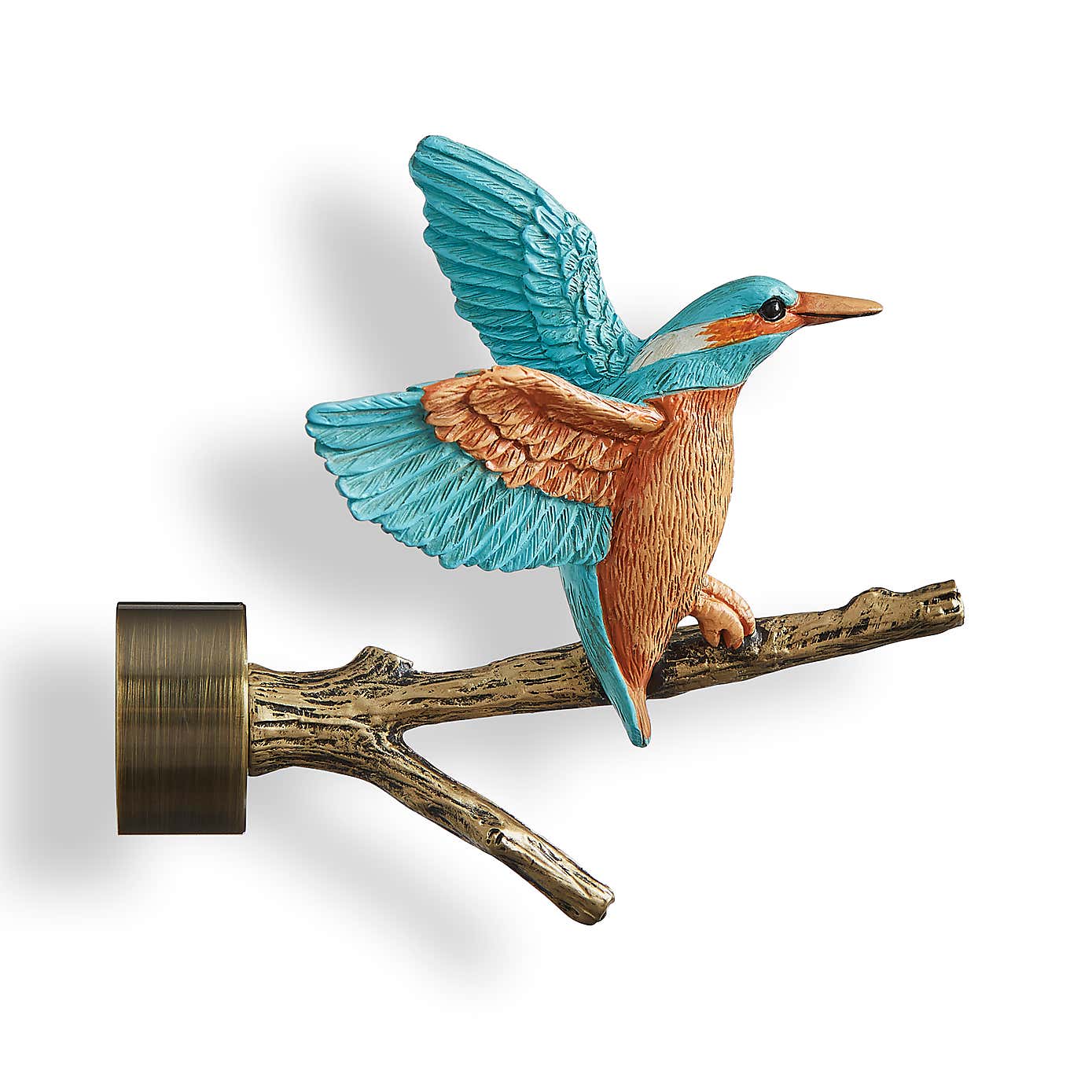 Kingfisher Finial Pair