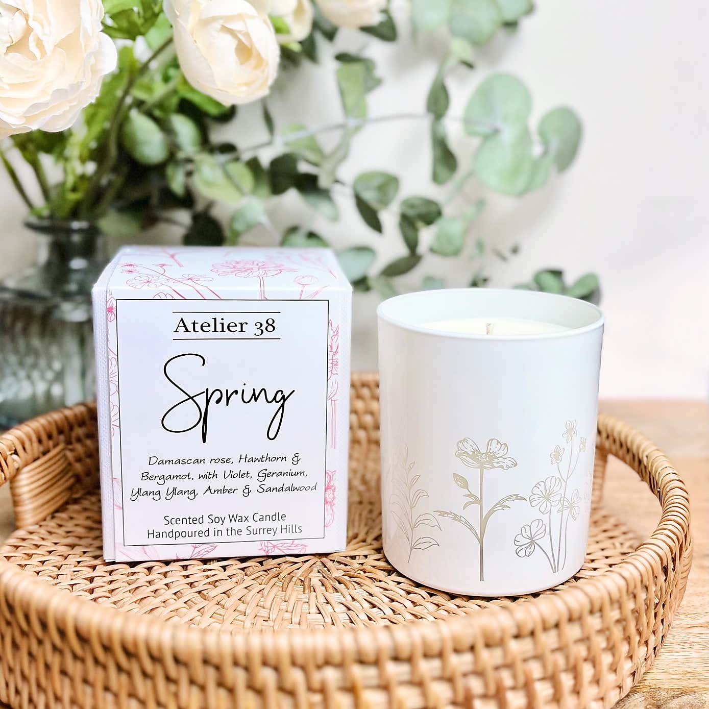 Atelier 38 Spring Engraved Candle