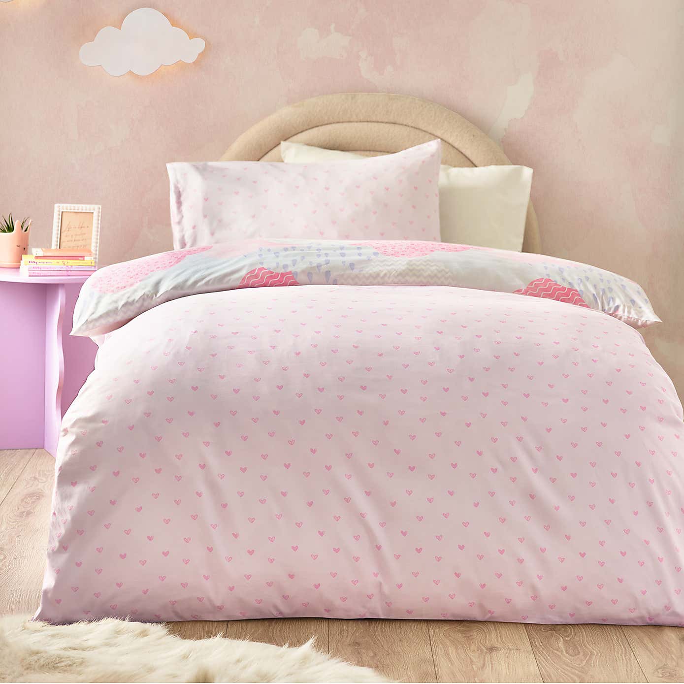 Catherine Lansfield Soft as a Cloud Duvet Cover & Pillowcase Set