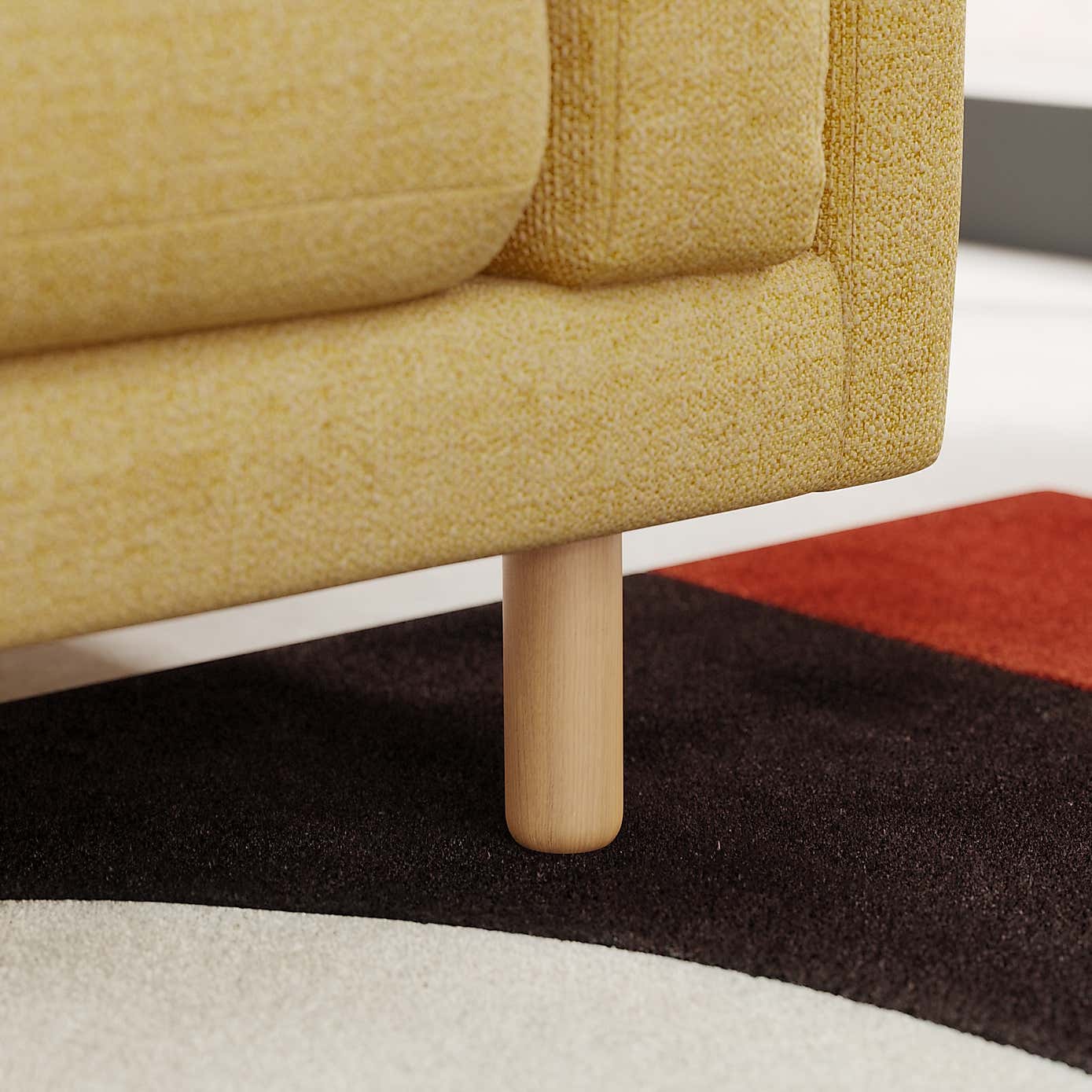 Newton Chunky Tonal Weave Corner Chaise