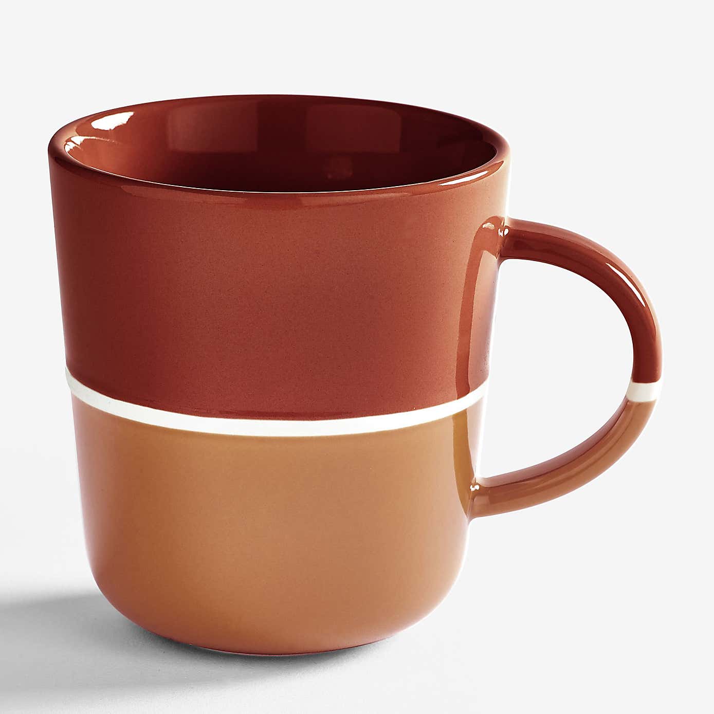 PurerHome Set of 2 Fire Fine China Big Brew Mugs