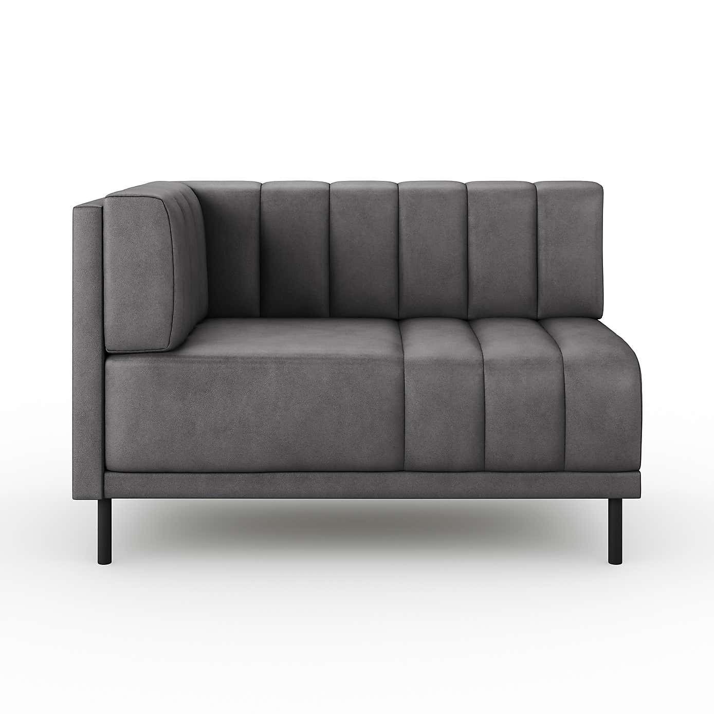 Amali Corner Dining Bench, Faux Leather