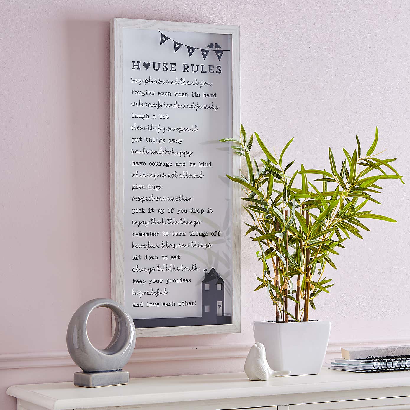 House Rules Wall Art