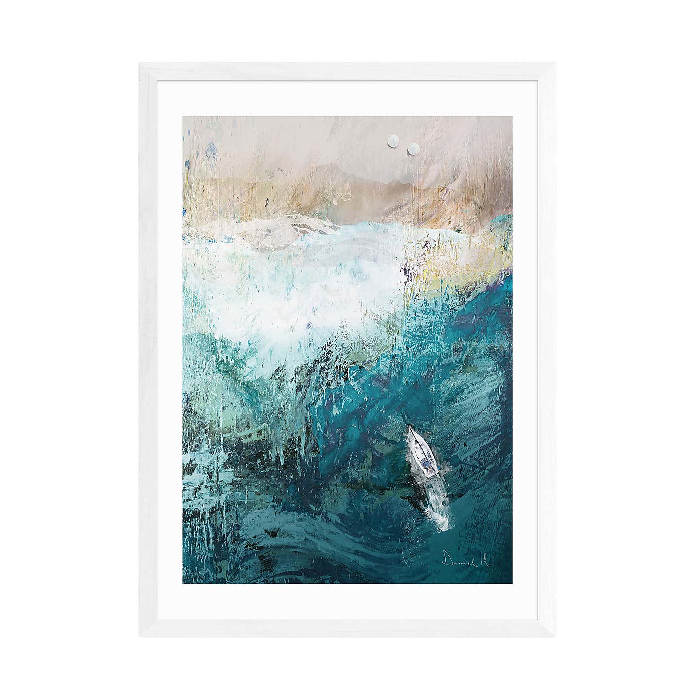 East End Prints Azure Walk Print