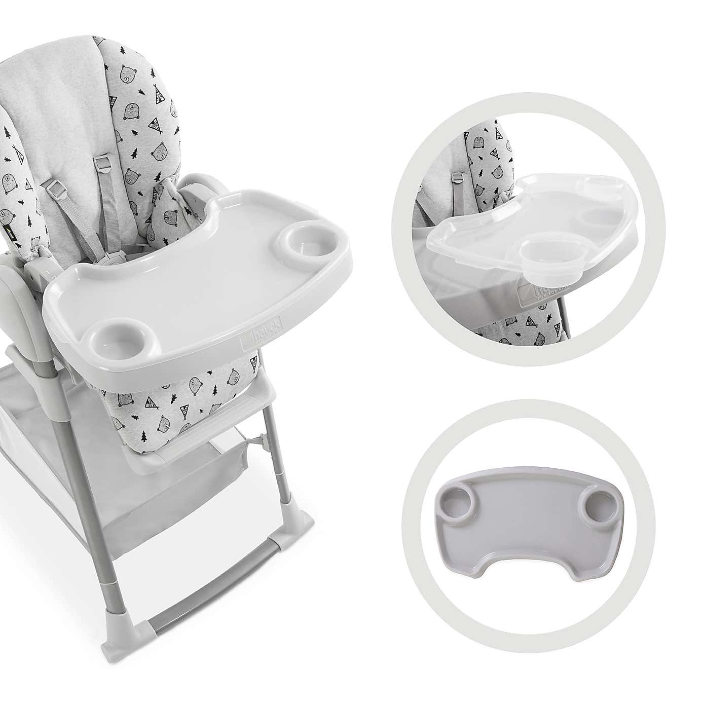 Hauck Sit 'n Relax 3 in 1 Highchair, Nordic Grey