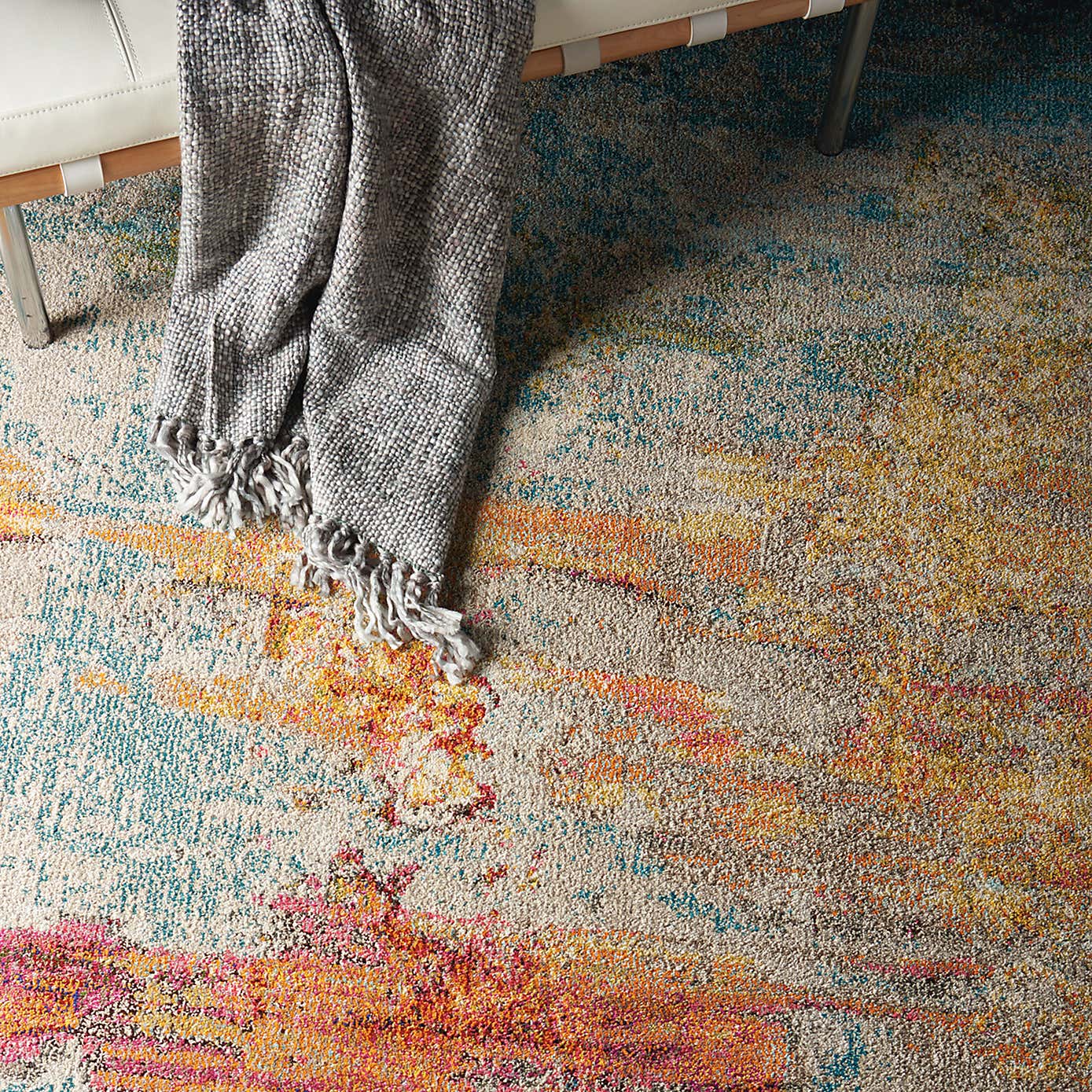 Multi Coloured Celestial Sealife Rug