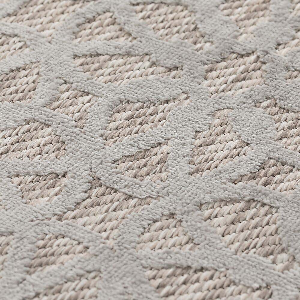 Argento Textured Indoor Outdoor Round Rug